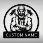 Personalized Woodworker Metal Sign